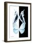 Miss Butterfly Duo Cloanthaea II - X-Ray B&W Edition-Philippe Hugonnard-Framed Photographic Print