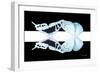 Miss Butterfly Duo Cloanthaea - X-Ray B&W Edition-Philippe Hugonnard-Framed Photographic Print