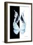 Miss Butterfly Duo Euploanthus II - X-Ray B&W Edition-Philippe Hugonnard-Framed Photographic Print