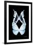 Miss Butterfly Duo Euploanthus II - X-Ray Black Edition-Philippe Hugonnard-Framed Premium Photographic Print