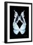 Miss Butterfly Duo Euploanthus II - X-Ray Black Edition-Philippe Hugonnard-Framed Photographic Print