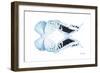 Miss Butterfly Duo Euploanthus - X-Ray White Edition-Philippe Hugonnard-Framed Photographic Print