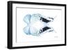 Miss Butterfly Duo Euploanthus - X-Ray White Edition-Philippe Hugonnard-Framed Photographic Print