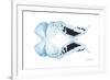 Miss Butterfly Duo Euploanthus - X-Ray White Edition-Philippe Hugonnard-Framed Photographic Print