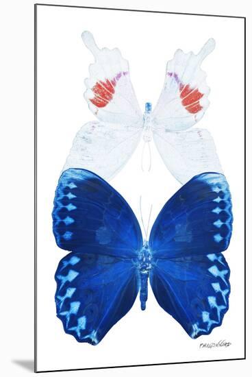 Miss Butterfly Duo Formohermos II - X-Ray White Edition-Philippe Hugonnard-Mounted Premium Photographic Print