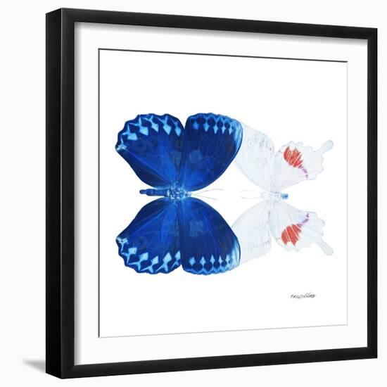 Miss Butterfly Duo Formohermos Sq - X-Ray White Edition-Philippe Hugonnard-Framed Photographic Print