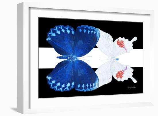 Miss Butterfly Duo Formohermos - X-Ray B&W Edition II-Philippe Hugonnard-Framed Photographic Print