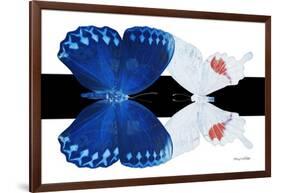 Miss Butterfly Duo Formohermos - X-Ray B&W Edition-Philippe Hugonnard-Framed Photographic Print