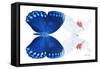 Miss Butterfly Duo Formohermos - X-Ray White Edition-Philippe Hugonnard-Framed Stretched Canvas