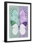 Miss Butterfly Duo Formoia - Coral Green & Mauve-Philippe Hugonnard-Framed Photographic Print