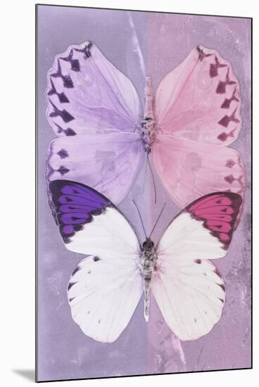 Miss Butterfly Duo Formoia - Mauve & Pink-Philippe Hugonnard-Mounted Premium Photographic Print
