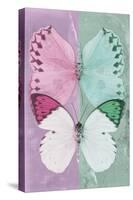 Miss Butterfly Duo Formoia - Pink & Coral Green-Philippe Hugonnard-Stretched Canvas