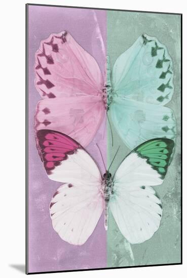 Miss Butterfly Duo Formoia - Pink & Coral Green-Philippe Hugonnard-Mounted Photographic Print