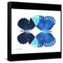 Miss Butterfly Duo Formoia Sq - X-Ray B&W Edition-Philippe Hugonnard-Framed Stretched Canvas