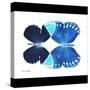 Miss Butterfly Duo Formoia Sq - X-Ray B&W Edition-Philippe Hugonnard-Stretched Canvas