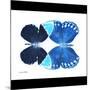Miss Butterfly Duo Formoia Sq - X-Ray B&W Edition-Philippe Hugonnard-Mounted Photographic Print
