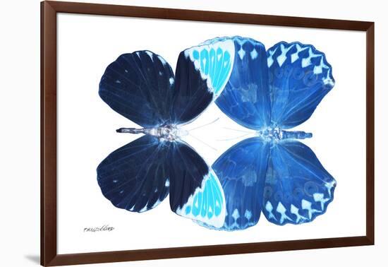 Miss Butterfly Duo Formoia - X-Ray White Edition-Philippe Hugonnard-Framed Photographic Print