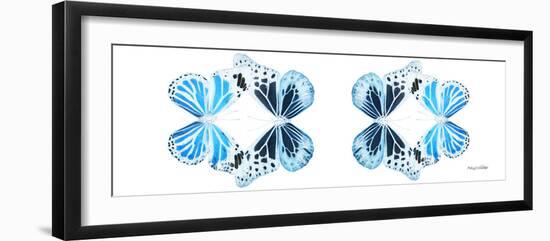 Miss Butterfly Duo Genuswing Pan - X-Ray White Edition II-Philippe Hugonnard-Framed Photographic Print