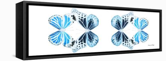 Miss Butterfly Duo Genuswing Pan - X-Ray White Edition II-Philippe Hugonnard-Framed Stretched Canvas