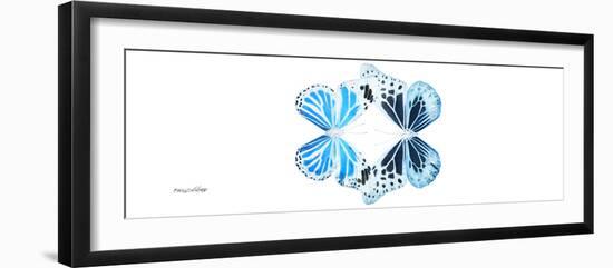 Miss Butterfly Duo Genuswing Pan - X-Ray White Edition-Philippe Hugonnard-Framed Photographic Print