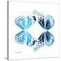 Miss Butterfly Duo Genuswing Sq - X-Ray White Edition-Philippe Hugonnard-Stretched Canvas