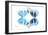 Miss Butterfly Duo Genuswing - X-Ray White Edition-Philippe Hugonnard-Framed Photographic Print