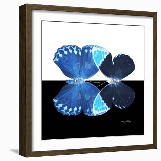 Miss Butterfly Duo Heboformo Sq - X-Ray B&W Edition-Philippe Hugonnard-Framed Photographic Print