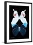 Miss Butterfly Duo Hermosana II - X-Ray Black Edition-Philippe Hugonnard-Framed Photographic Print