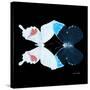 Miss Butterfly Duo Hermosana Sq - X-Ray Black Edition-Philippe Hugonnard-Stretched Canvas