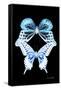 Miss Butterfly Duo Melaxhus II - X-Ray Black Edition-Philippe Hugonnard-Framed Stretched Canvas