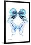 Miss Butterfly Duo Melaxhus II - X-Ray White Edition-Philippe Hugonnard-Framed Photographic Print