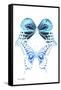 Miss Butterfly Duo Melaxhus II - X-Ray White Edition-Philippe Hugonnard-Framed Stretched Canvas