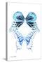 Miss Butterfly Duo Melaxhus II - X-Ray White Edition-Philippe Hugonnard-Stretched Canvas