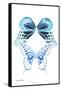 Miss Butterfly Duo Melaxhus II - X-Ray White Edition-Philippe Hugonnard-Framed Stretched Canvas