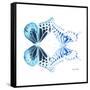 Miss Butterfly Duo Melaxhus Sq - X-Ray White Edition-Philippe Hugonnard-Framed Stretched Canvas