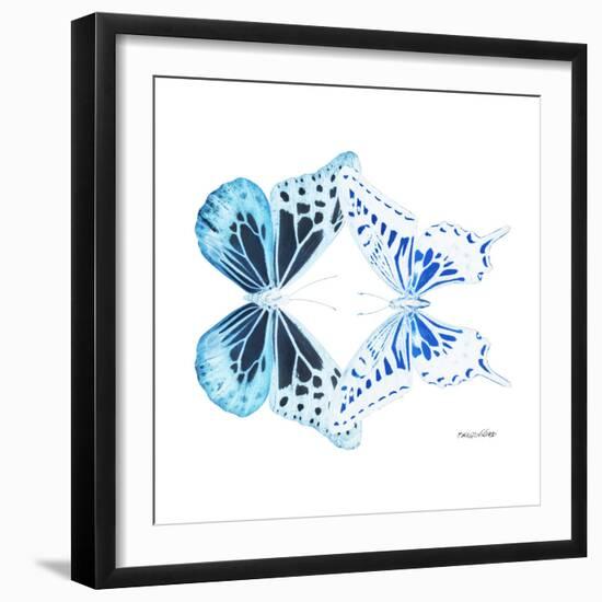 Miss Butterfly Duo Melaxhus Sq - X-Ray White Edition-Philippe Hugonnard-Framed Photographic Print