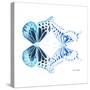 Miss Butterfly Duo Melaxhus Sq - X-Ray White Edition-Philippe Hugonnard-Stretched Canvas