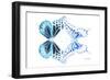 Miss Butterfly Duo Melaxhus - X-Ray White Edition-Philippe Hugonnard-Framed Photographic Print
