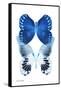 Miss Butterfly Duo Memhowqua II - X-Ray White Edition-Philippe Hugonnard-Framed Stretched Canvas