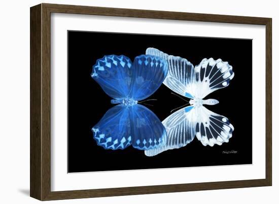 Miss Butterfly Duo Memhowqua - X-Ray Black Edition-Philippe Hugonnard-Framed Photographic Print