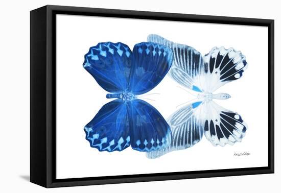 Miss Butterfly Duo Memhowqua - X-Ray White Edition-Philippe Hugonnard-Framed Stretched Canvas