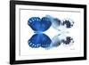 Miss Butterfly Duo Memhowqua - X-Ray White Edition-Philippe Hugonnard-Framed Photographic Print