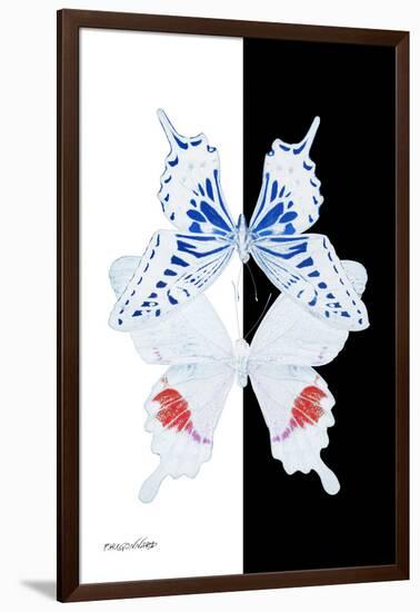 Miss Butterfly Duo Parisuthus II - X-Ray B&W Edition-Philippe Hugonnard-Framed Photographic Print