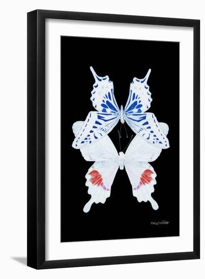Miss Butterfly Duo Parisuthus II - X-Ray Black Edition-Philippe Hugonnard-Framed Photographic Print