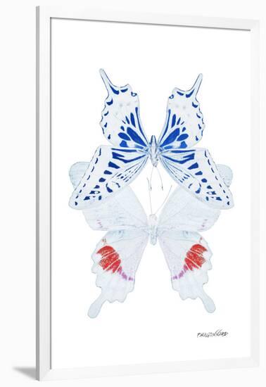 Miss Butterfly Duo Parisuthus II - X-Ray White Edition-Philippe Hugonnard-Framed Photographic Print