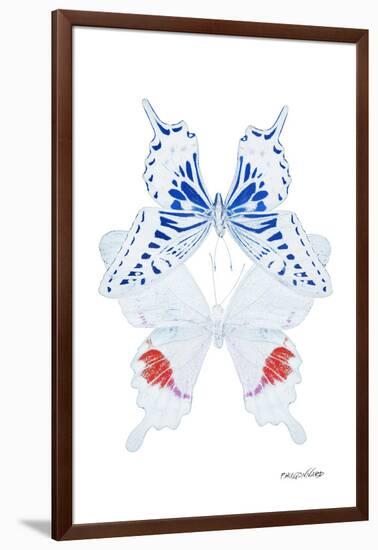 Miss Butterfly Duo Parisuthus II - X-Ray White Edition-Philippe Hugonnard-Framed Photographic Print