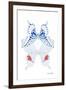 Miss Butterfly Duo Parisuthus II - X-Ray White Edition-Philippe Hugonnard-Framed Premium Photographic Print