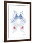 Miss Butterfly Duo Parisuthus II - X-Ray White Edition-Philippe Hugonnard-Framed Photographic Print