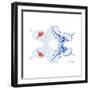 Miss Butterfly Duo Parisuthus Sq - X-Ray White Edition-Philippe Hugonnard-Framed Photographic Print