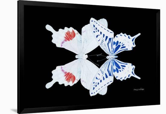 Miss Butterfly Duo Parisuthus - X-Ray Black Edition-Philippe Hugonnard-Framed Photographic Print